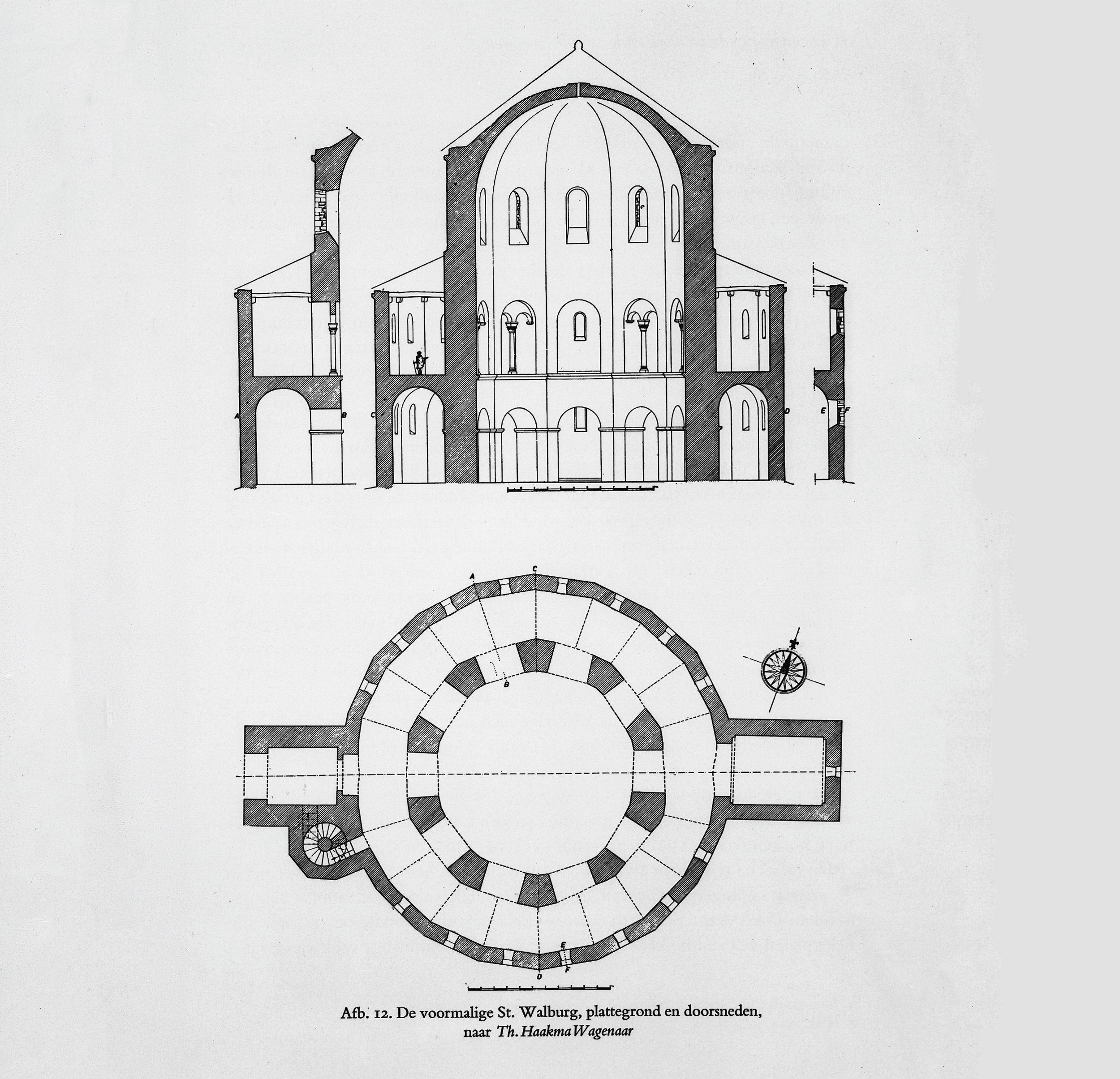 Sint-Walburgkerk plattegrond